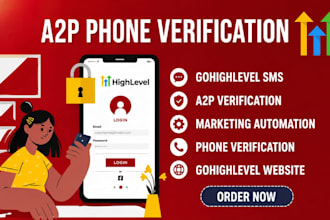 setup a2p phone verification, ghl sms, a2p 10dlc tcr compliance
