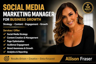 be your social media marketing manager for business growth and lead generation