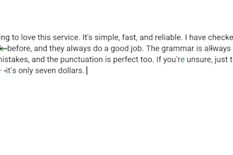proofread your document for typos and punctuation errors