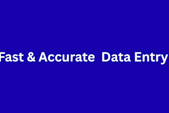 data entry service for excel PDF conversion