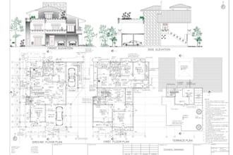 create professional architectural floor plans and cad drawings