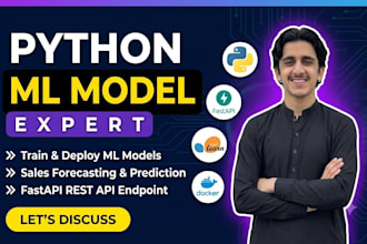 train and deploy a python ml model with a fastapi rest API