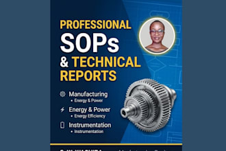 write technical sops, operations manuals, and engineering documentation