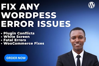 fix wordpress white screen, 500 error or crashed site
