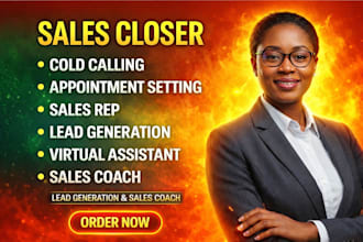 sales closer salesperson high ticket sales lead generation sales representative
