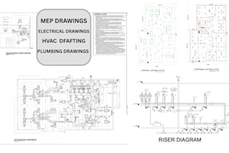 design electrical plumbing hvac and mep drawings in autocad