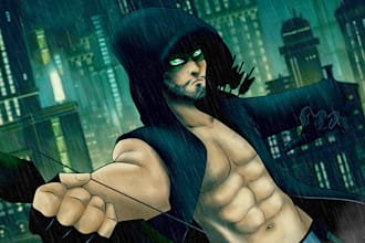draw an  anime ilustration for you