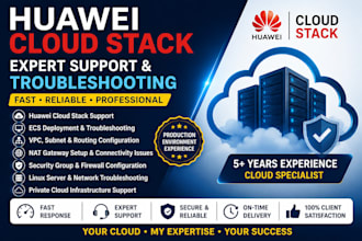 support huawei cloud ecs vpc networking and cloud infrastructure