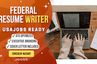 write a federal government resume tailored for usajobs applications