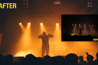 edit your concert photos into cinematic urban visuals