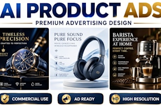 premium ai product ads for your brand