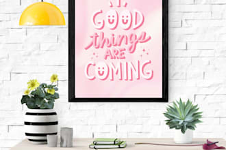 design aesthetic poster quote wall art poster for your room