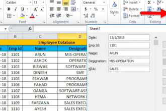 data entry  web research