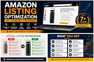 optimize you amazon listing for SEO and higher conversions
