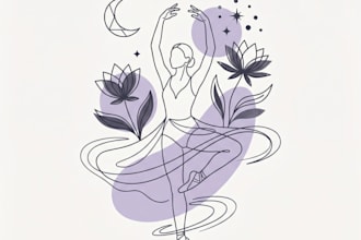 draw a minimalist one line art illustration