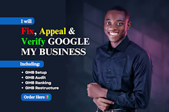 fix google my business errors, setup and appeal suspended gmb profile
