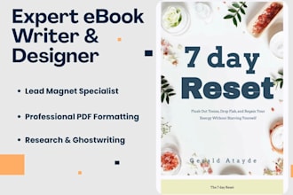 be your expert ebook writer and lead magnet designer