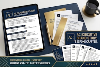 craft your personal branding statement executive bio and professional summary