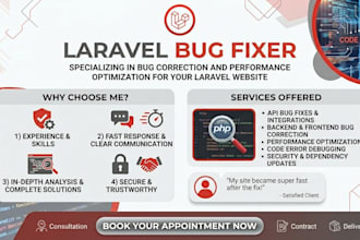 fix your laravel web app