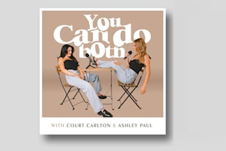 design a professional podcast cover art