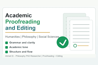 proofread and edit your academic paper