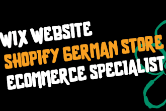 redesign wix ecommmerce website shopify german store redesign shopify german
