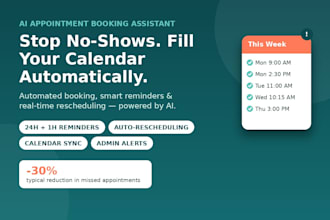 build an ai booking assistant to stop no shows for your clinic