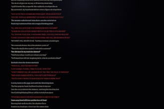 write dark cinematic poems and rap lyrics with complex rhyme schemes