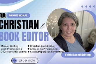do christian ebook and paperback christian editing