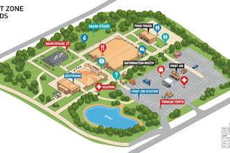 do vector map illustration and event map