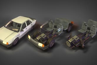 3d automotive body kit, rc widebody parts, printable cad car models, stl files