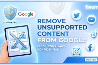 remove unsupported content from google under dmca