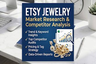 do etsy jewelry market research and competitor analysis for your shop