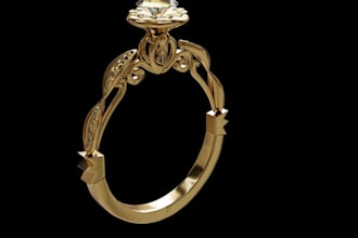 design 3d jewelry cad for 3d printing and 360 render