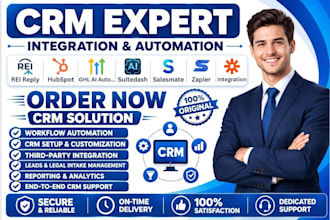rei reply hubspot crm ghl ai automation suitedash salesmate zapier integration