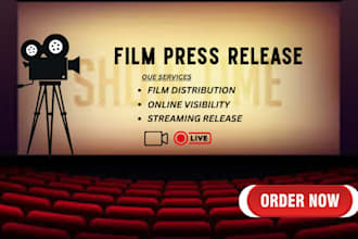 write a film PR press release for movie marketing