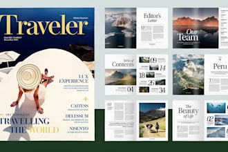 design premium magazine design editorial magazine layout and magazine cover