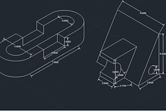create 2d autocad floor plans and civil engineering drawings for you