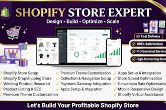 design a high converting shopify store