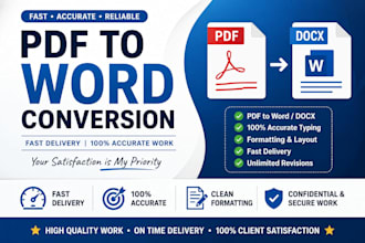 convert PDF files to editable word documents