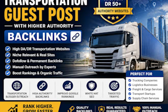 do trucking SEO and transport blogger outreach backlinks