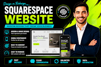 create sqaurespace website design squarespace redesign sqaurespace websit