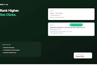 write SEO meta tags and descriptions for your website