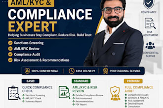 do aml, kyc, edd, and sanctions screening reviews