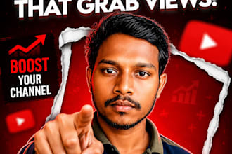make ai thumbnail design, video editing, graphic design it,