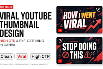 create stunning canva posts and viral youtube thumbnails