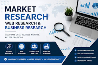 do market research and web research for your business