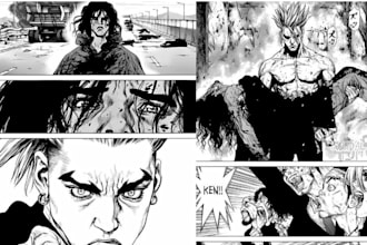 draw anime mango comic superhero comic anime comic and graphic novel art for you