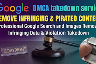 remove leaked, stolen, and infringing content from google under dmca