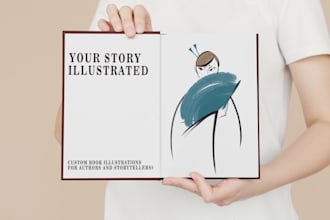 create custom and book illustration